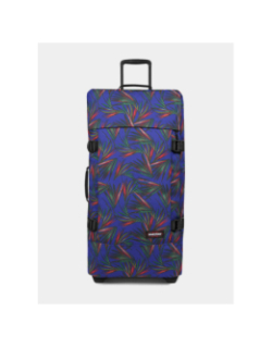 Valise à roulettes tanverz l à motif feuillage bleu marine - Eastpak