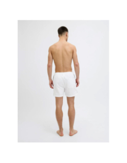Short de bain maui swim tape blanc homme - Jack & Jones