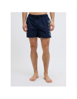 Short de bain maui swim logo bleu marine homme - Jack & Jones