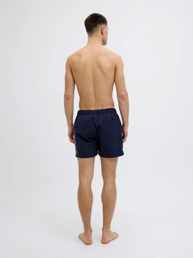 Short de bain maui swim logo bleu marine homme - Jack & Jones