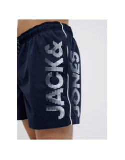 Short de bain maui swim logo bleu marine homme - Jack & Jones
