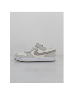 Baskets court borough recraft ps gris blanc enfant - Nike