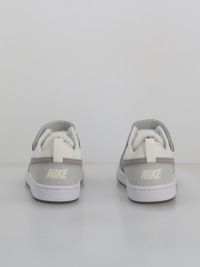 Baskets court borough recraft ps gris blanc enfant - Nike