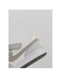 Baskets court borough recraft ps gris blanc enfant - Nike