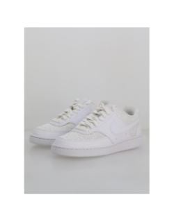 Baskets court vision effet dentelle blanc femme - Nike