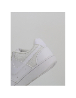 Baskets court vision effet dentelle blanc femme - Nike
