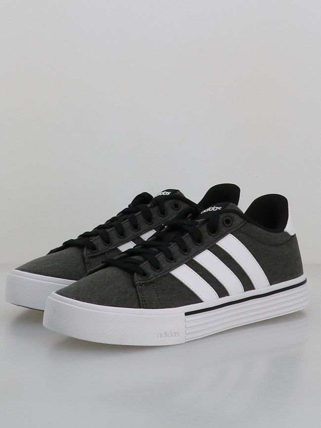 Baskets en tissu daily 4.0 gris anthracite - Adidas