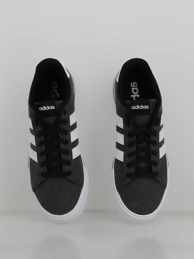 Baskets en tissu daily 4.0 gris anthracite - Adidas