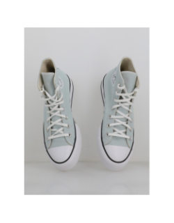 Converse chuck taylor all star lift plateforme gris clair femme