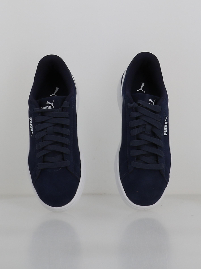 Baskets smash 3 jr bleu marine enfant - Puma