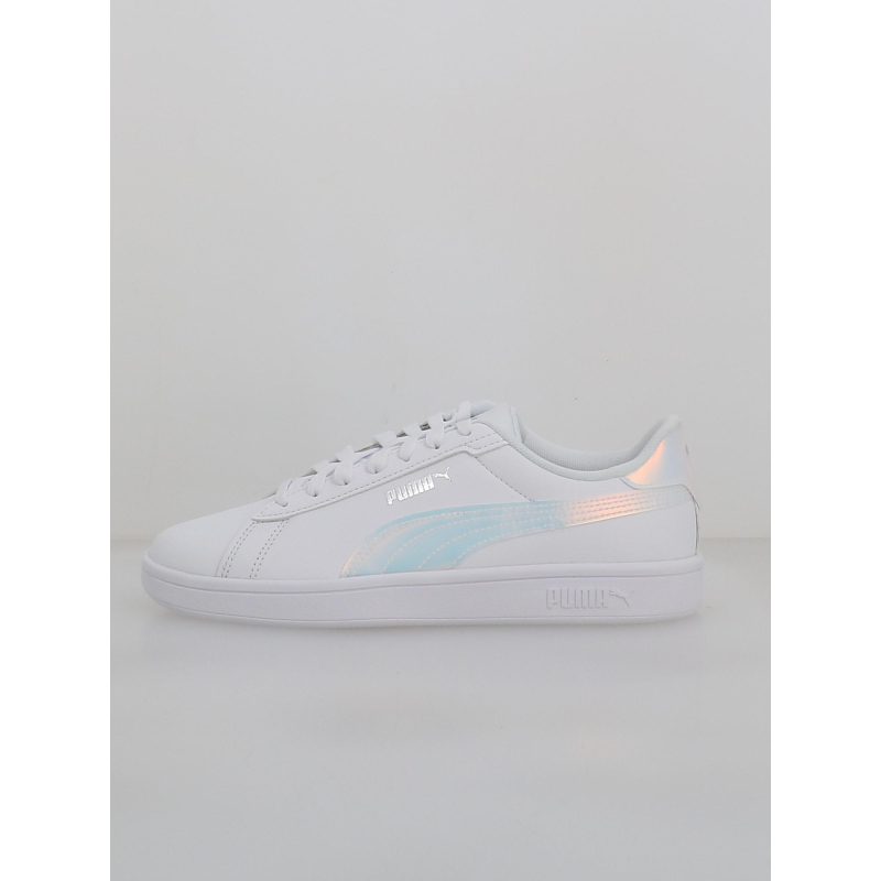 Baskets smash 3.0 holographique blanc enfant - Puma