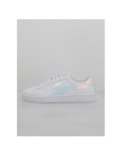 Baskets smash 3.0 holographique blanc enfant - Puma