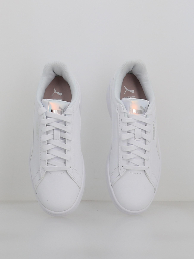 Baskets smash 3.0 holographique blanc enfant - Puma