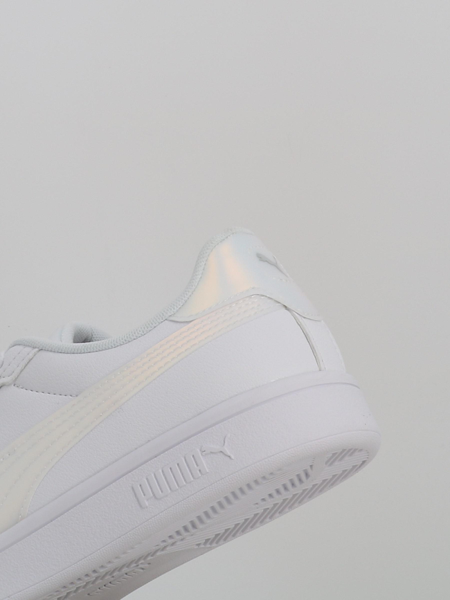 Baskets smash 3.0 holographique blanc enfant - Puma