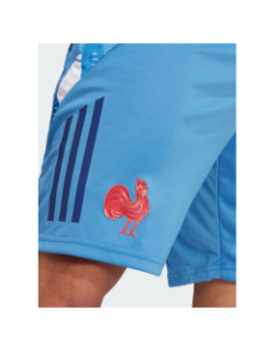 Short de sport france rugby bleu ciel homme - Adidas