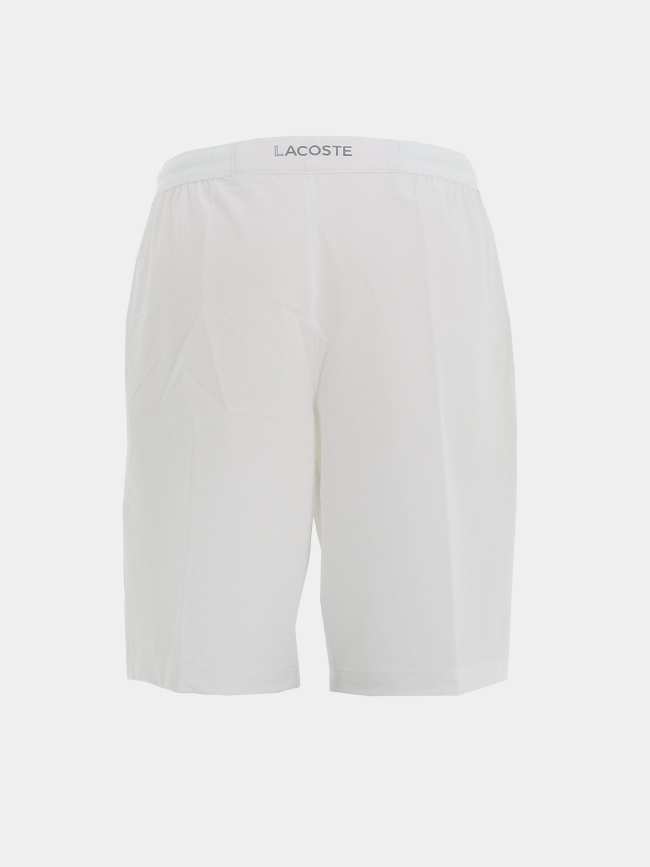 Short de sport blanc homme - Lacoste