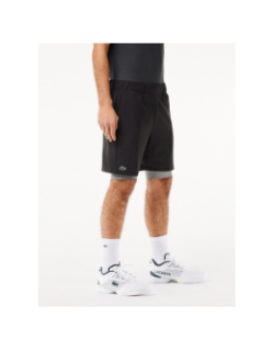 Short de sport agate noir homme - Lacoste