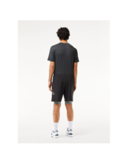 Short de sport agate noir homme - Lacoste