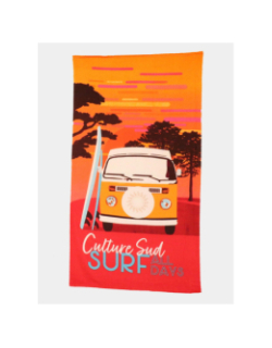 Serviette de plage volvo van orange - Culture Sud