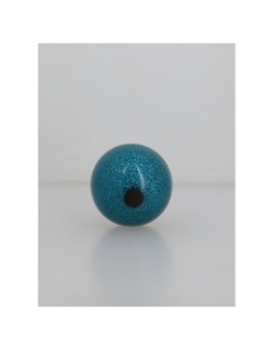 Boules de pétanque indoor outdoor 65mm bleu pailleté enfant - Obut
