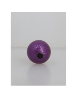 Boules de pétanques indoor outdoor 65mm violet pailleté enfant - Obut