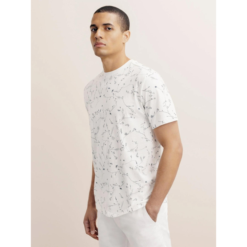 T-shirt à manches courtes gafleur blanc homme - Izac