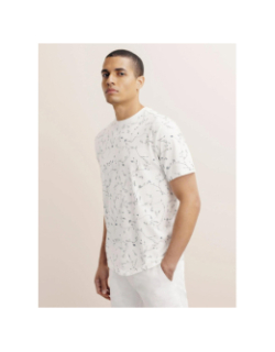 T-shirt à manches courtes gafleur blanc homme - Izac