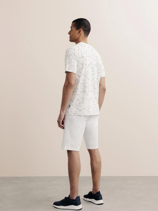 T-shirt à manches courtes gafleur blanc homme - Izac