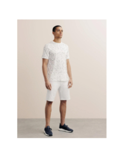 T-shirt à manches courtes gafleur blanc homme - Izac