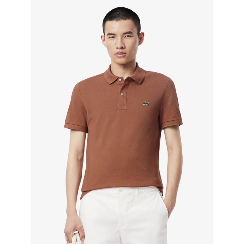 Polo l.12.12 slim fit rouge homme - Lacoste