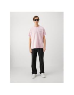 T-shirt en coton pima léger rose homme - Lacoste