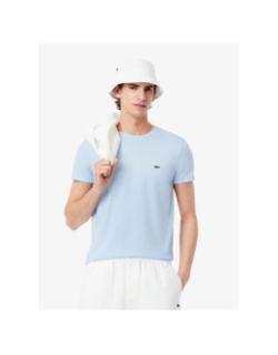 T-shirt en coton pima léger bleu homme - Lacoste