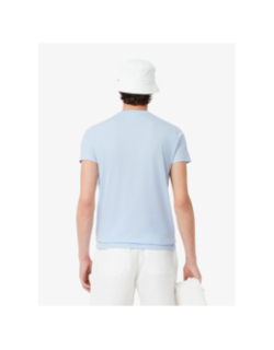 T-shirt en coton pima léger bleu homme - Lacoste