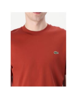 T-shirt en coton rouge homme - Lacoste