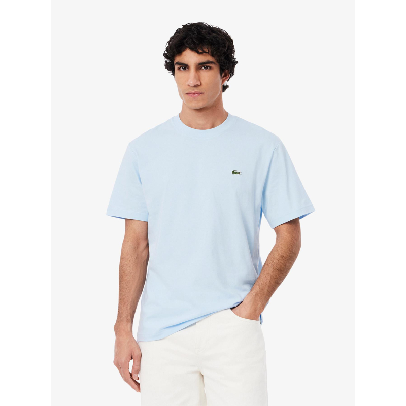 T-shirt en coton bleu homme - Lacoste