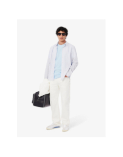 T-shirt en coton bleu homme - Lacoste