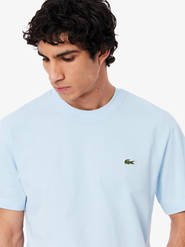 T-shirt en coton bleu homme - Lacoste