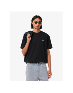 T-shirt en coton noir homme - Lacoste