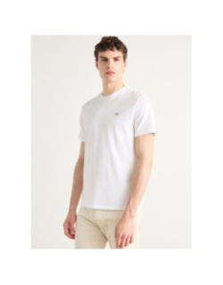 T-shirt à manches courtes badge blanc homme - Calvin Klein Jeans
