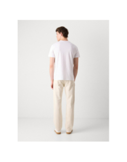 T-shirt à manches courtes badge blanc homme - Calvin Klein Jeans