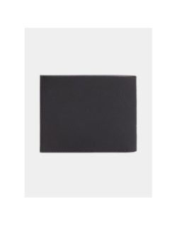 Portefuille 3 volets en cuir texturé noir homme - Calvin Klein