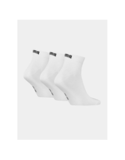 3 paires de chaussettes quarter plain blanc - Puma
