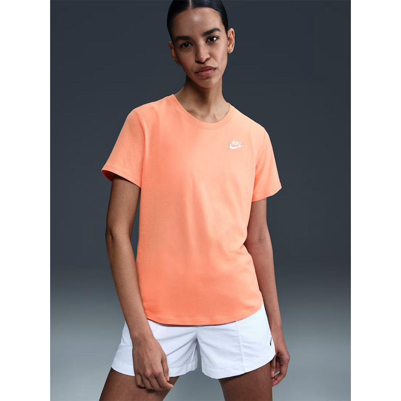 T-shirt nsw club apricot orange femme - Nike