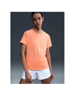 T-shirt nsw club apricot orange femme - Nike