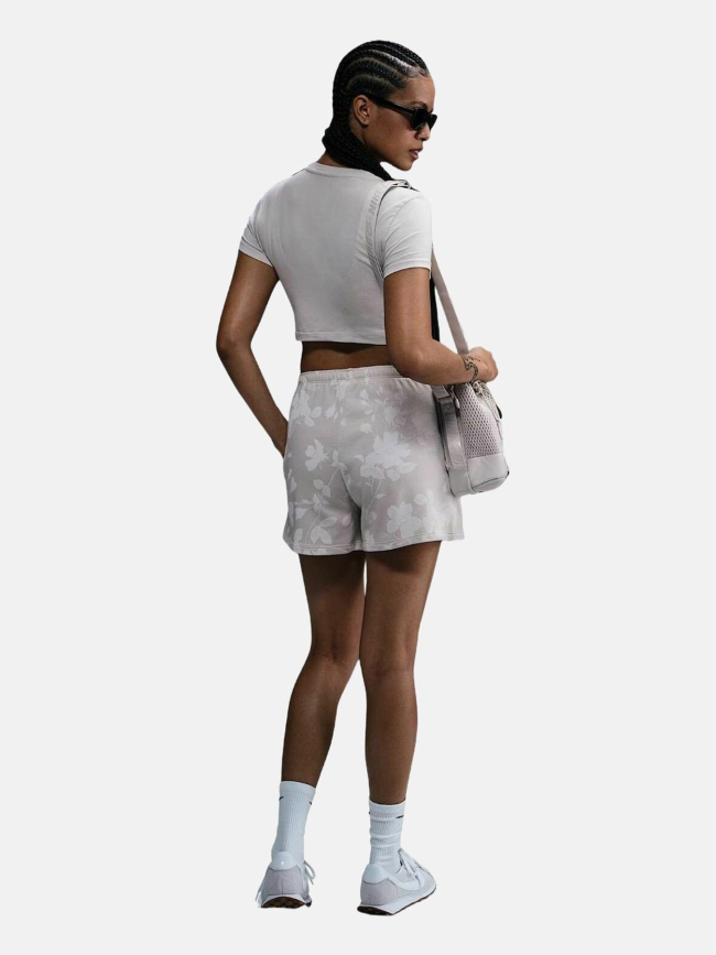 Short imprimé floral nsw chill beige femme - Nike