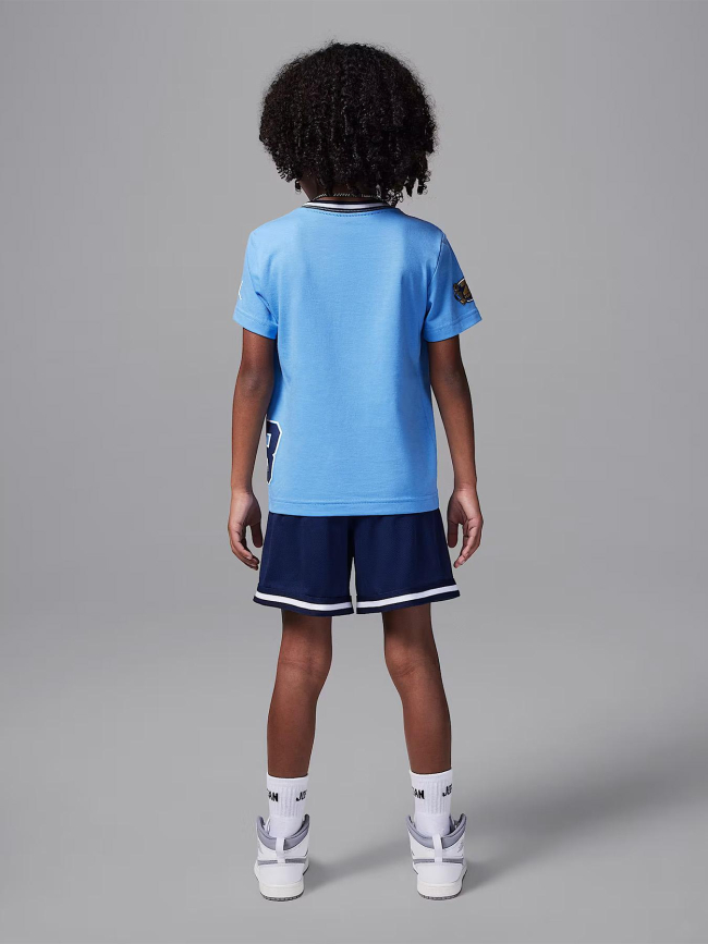 Ensemble t-shirt et short play off bleu bébé - Jordan
