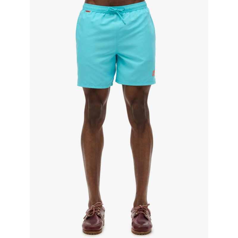 Short de bain essential turquoise homme - Superdry