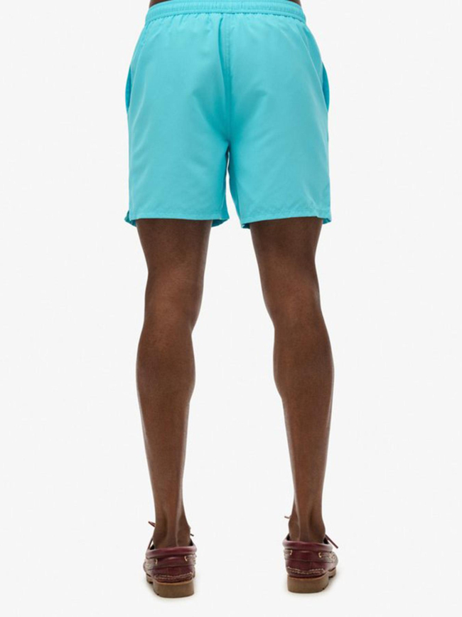 Short de bain essential turquoise homme - Superdry