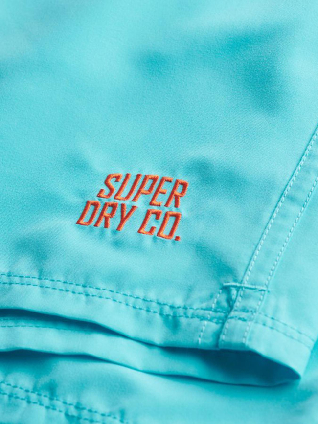 Short de bain essential turquoise homme - Superdry