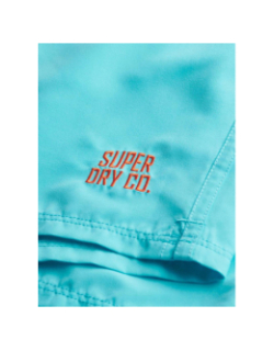 Short de bain essential turquoise homme - Superdry